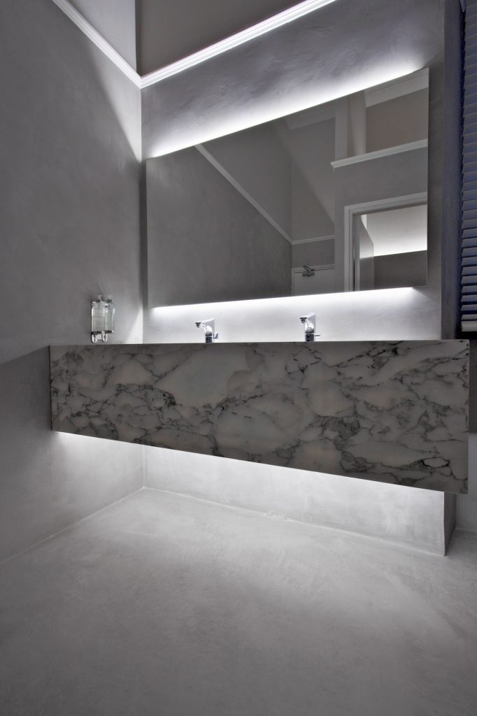 ristrutturazione bagno con microtopping