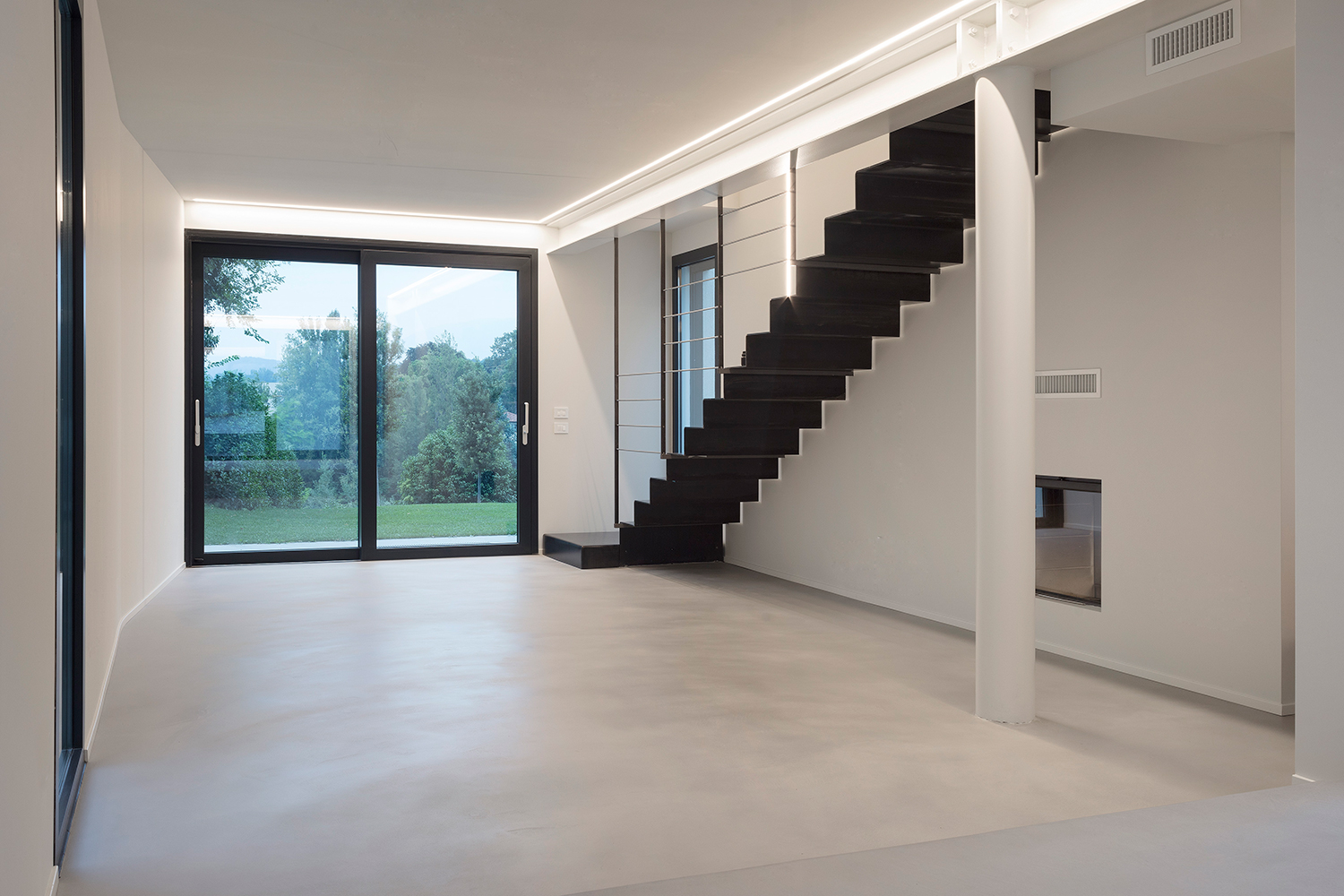 Casa Privata A Bassano Del Grappa Idealwork Pavimenti E Rivestimenti In Cemento